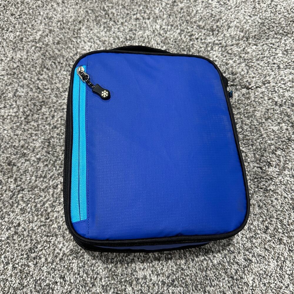 NWT! Ultra Arctic Zone Blue Expandable Cooler Lunchbox w/ Ice Packs Bento Boxes - Picture 7 of 8